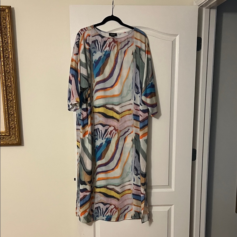 Vibrant Multicolor Maxi Dress